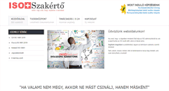 Desktop Screenshot of isoprojekt.hu